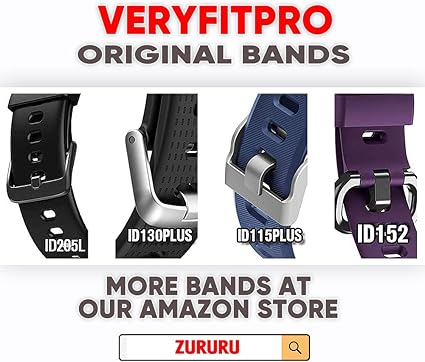 ZURURU Veryfitpro ID115Plus HR Replacement Bands for Veryfit Pro ID115Plus HR Fitness Tracker Smart Watch