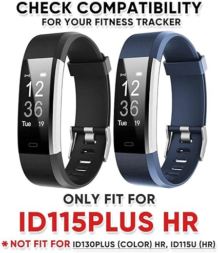 ZURURU Veryfitpro ID115Plus HR Replacement Bands for Veryfit Pro ID115Plus HR Fitness Tracker Smart Watch