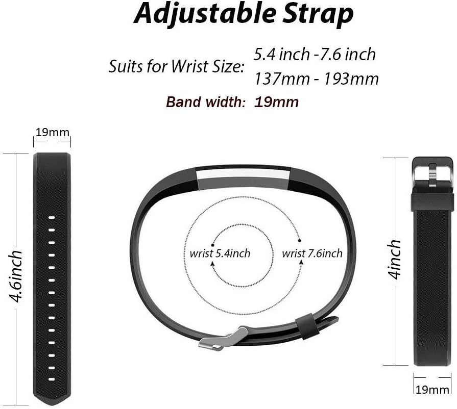 ZURURU Veryfitpro ID115Plus HR Replacement Bands for Veryfit Pro ID115Plus HR Fitness Tracker Smart Watch