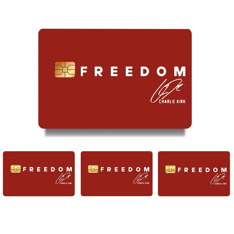 Freedom Credit Card Skins, Durable Vinyl Stickers for Credit/Debit Cards – Anti-Scratch, Easy to Apply & Remove
