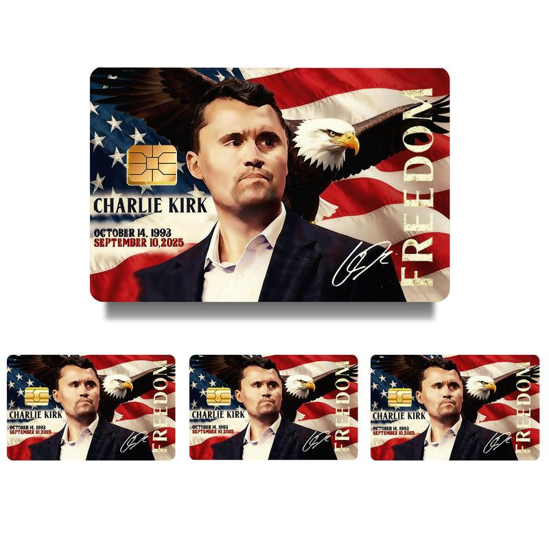 Freedom Credit Card Skins, Durable Vinyl Stickers for Credit/Debit Cards – Anti-Scratch, Easy to Apply & Remove
