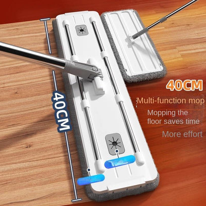 Aoran Magic Household Bucket Set, Wet Mop with 1 Mop Head and 4 Mop Pads for Floor Cleaning!