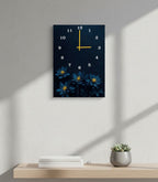 Digital Printed Wooden Wall Clock – 12x16 Inch Decorative Hanging Clock Without Battery