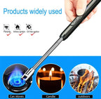 360° Outdoor Kitchen Lighter | USB Rechargeable Electronic Arc Lighter With Flexible Neck, Safety Lock (Random Color)