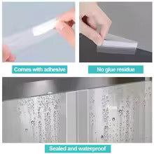 5 Meter Silicone Door Draft Stopper & Window Seal Strip – Weatherproof, Dustproof, Noise Insulation for Doors, Windows & Shower Gaps