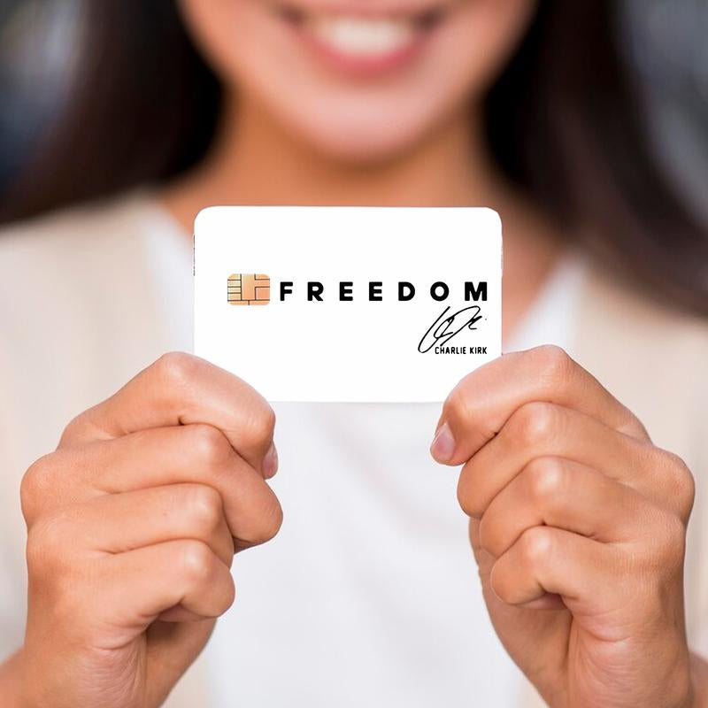 Freedom Credit Card Skins, Durable Vinyl Stickers for Credit/Debit Cards – Anti-Scratch, Easy to Apply & Remove