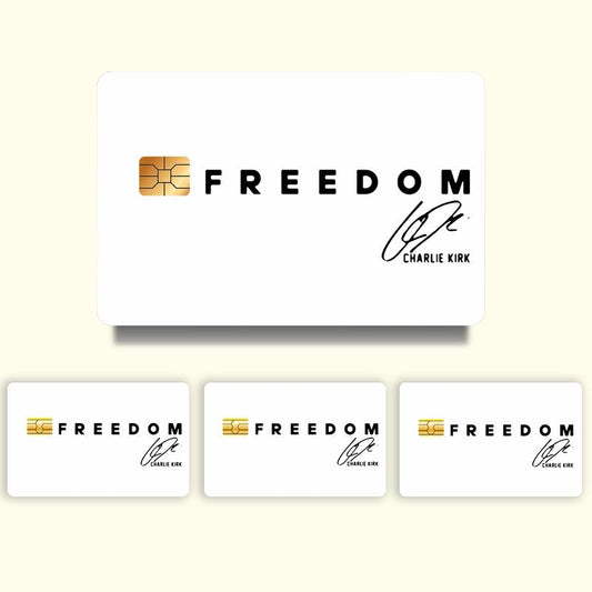 Freedom Credit Card Skins, Durable Vinyl Stickers for Credit/Debit Cards – Anti-Scratch, Easy to Apply & Remove