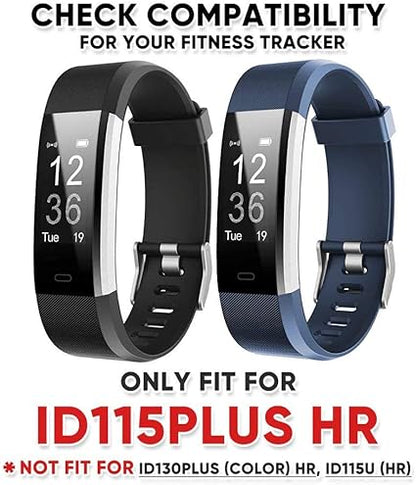 ZURURU Veryfitpro ID115Plus HR Replacement Bands for Veryfit Pro ID115Plus HR Fitness Tracker Smart Watch
