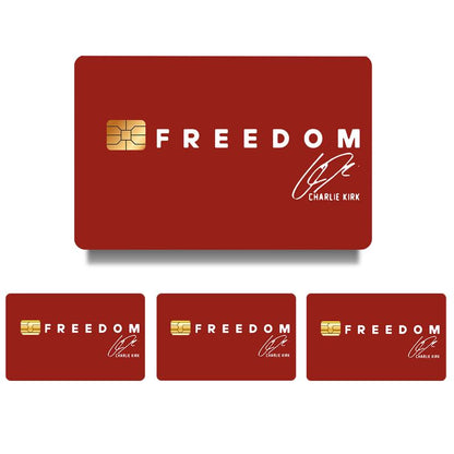Freedom Credit Card Skins, Durable Vinyl Stickers for Credit/Debit Cards – Anti-Scratch, Easy to Apply & Remove