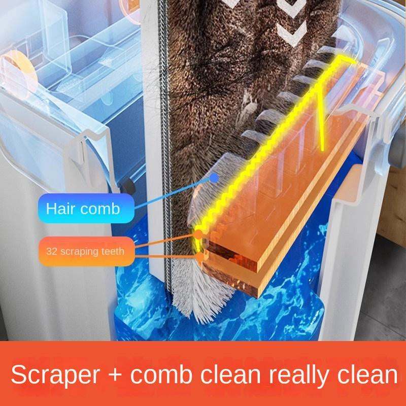 Aoran Magic Household Bucket Set, Wet Mop with 1 Mop Head and 4 Mop Pads for Floor Cleaning!