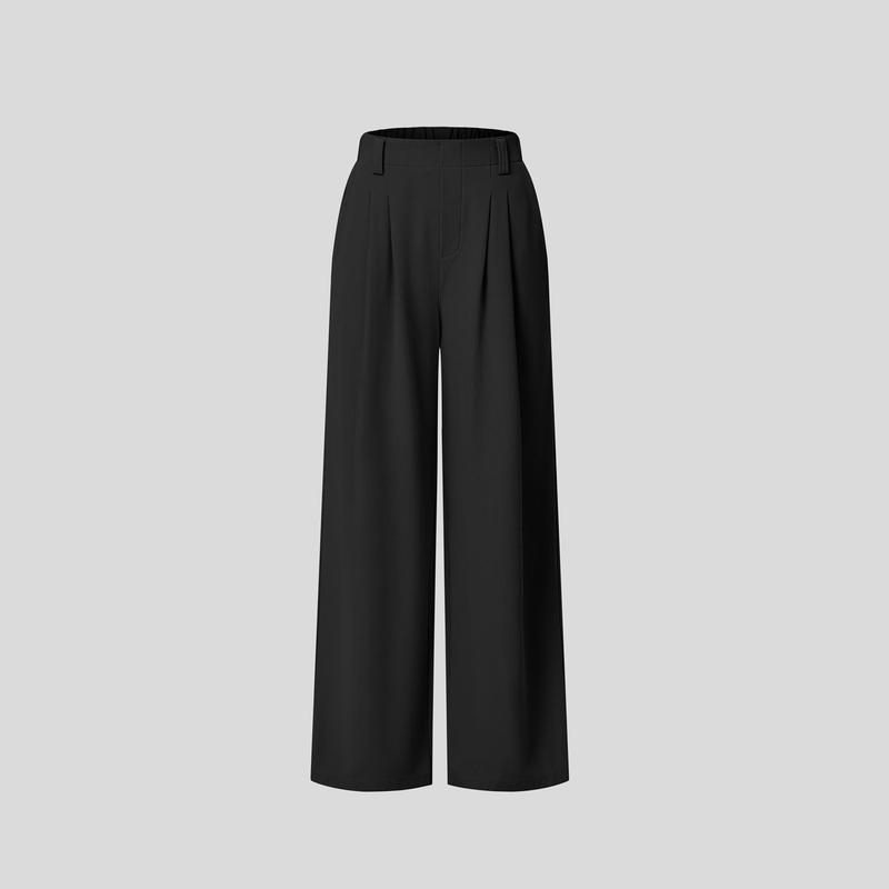 Halara Flex High Waisted Side Pocket Wide Leg Waffle Work Pants, Comfort Trousers, Minimalist Style #Summer#Summervibes#Novatopfinds#Tiktokshopbacktoschool