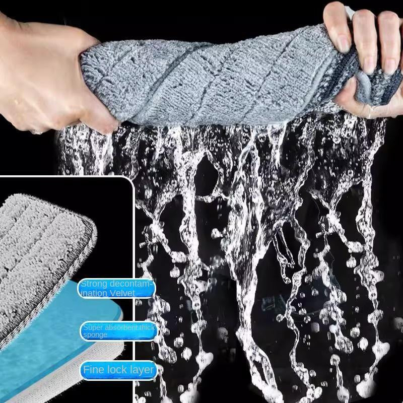 Aoran Magic Household Bucket Set, Wet Mop with 1 Mop Head and 4 Mop Pads for Floor Cleaning!