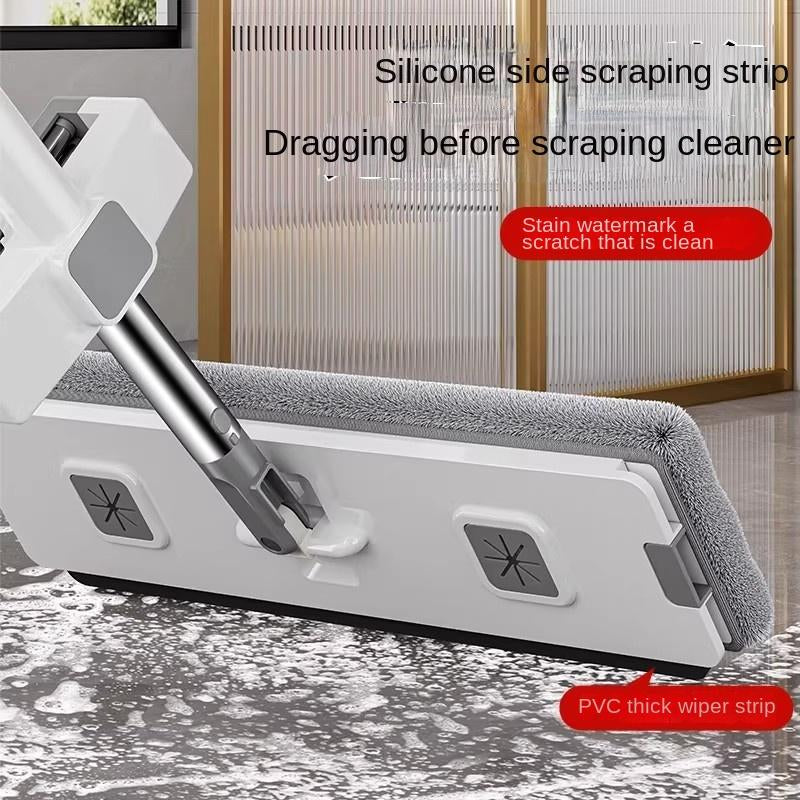 Aoran Magic Household Bucket Set, Wet Mop with 1 Mop Head and 4 Mop Pads for Floor Cleaning!